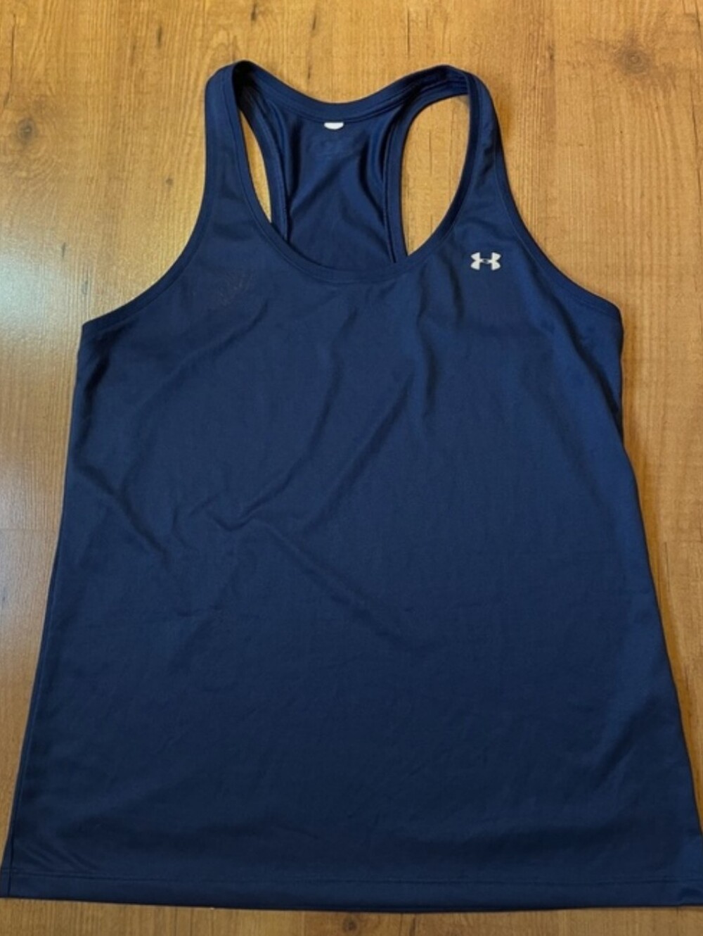 Under Armour Navy Blue Racerback Performance Tank - Picture 2 of 5